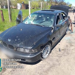 На Харківщині російські окупанти розстріляли колону із 15 автомобілів: є жертви - Події