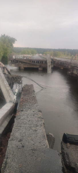 В Киевской области разрушен мост через реку Ирпень, есть погибший и раненые - 29 июня 2022 :: Донеччина