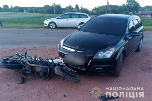 Внаслідок ДТП у Нововолинську травмувався 16-річний мотоцикліст | Новини Нововолинська