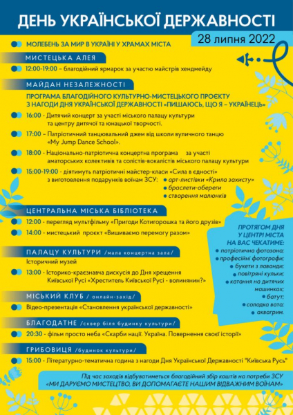 День Української Державності: повідомили план заходів у Нововолинську | Новини Нововолинська
