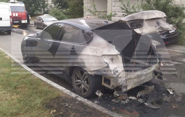 У Москві підпалили авто високого чина Генштабу РФ
