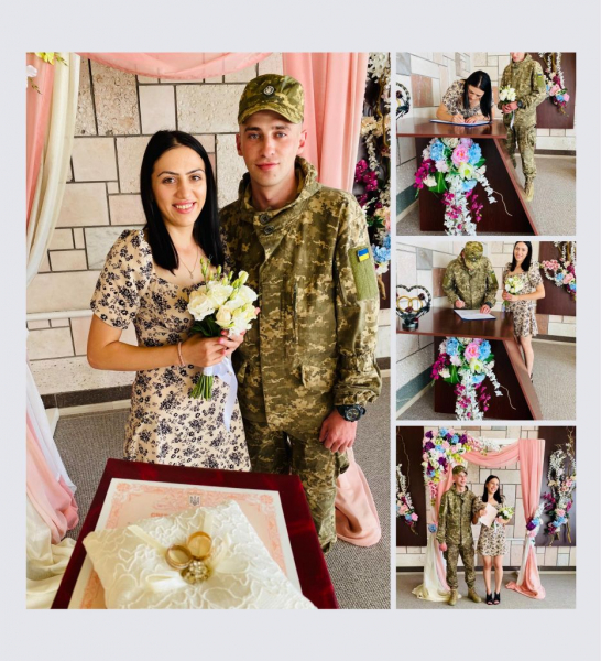 У Нововолинську двоє військовослужбовців одружились зі своїми коханими | Новини Нововолинська