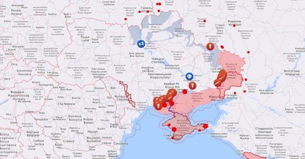 Карта бойових дій в Україні: 01.10.2022 - Події