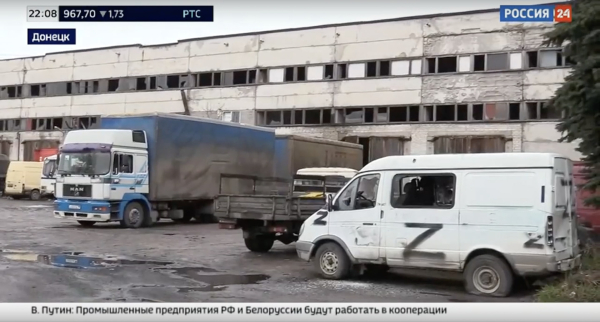 Обстріл Донецька: На автобазі стояли військові автомобілі - 06 квітня 2023 :: Донеччина