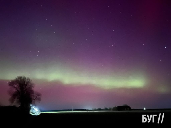 Незвичайне явище: у Поромівській громаді сфотографували північне сяйво | Новини Нововолинська