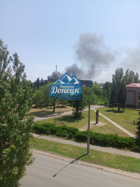 Ясинувата потрапила під обстріл, почалася пожежа - 05 липня 2023 :: Донеччина