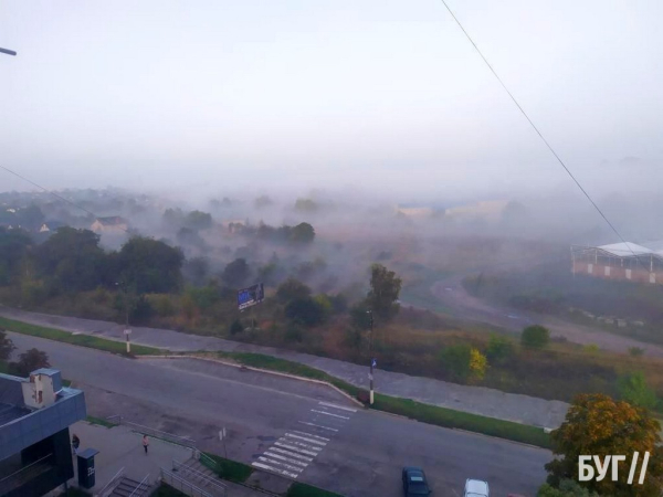 Фото дня: ранковий туман оповив 15 мікрорайон у Нововолинську | Новини Нововолинська