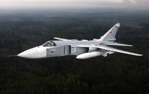 У Росії розбився бомбардувальник Су-24М
