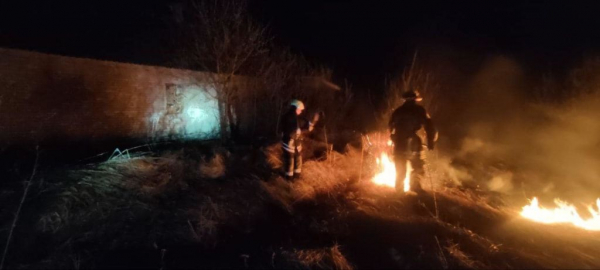 Через пожежу сухої трави у Благодатному ледь не згорів дачний масив | Новини Нововолинська