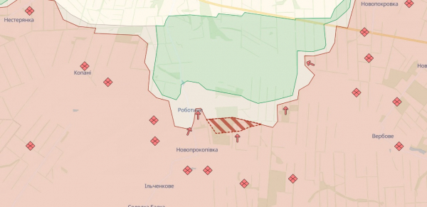 Російські війська просунулися під під Мар'їнкою, Очеретиним та Роботинм - 05 червня 2024 :: Донеччина