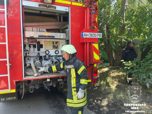 Добровільна пожежно-рятувальна команда працює у Покровську Донецької області - 19 червня 2024 :: Донеччина