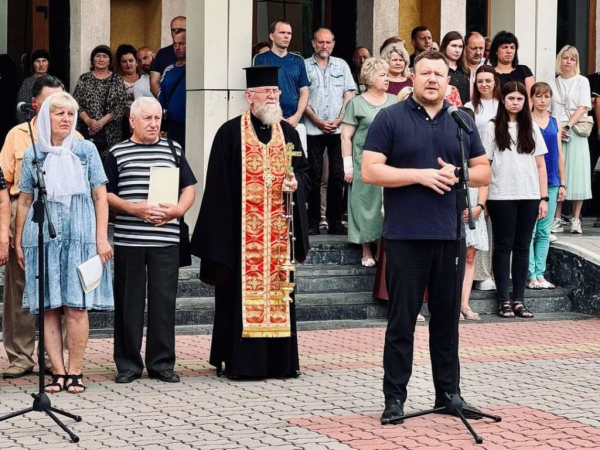 У Нововолинську відбулася година пам'яті та спільна молитва з нагоди Дня Української Державності | Новини Нововолинська