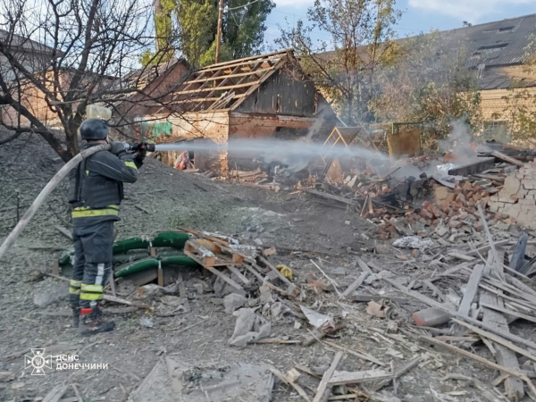 Пожежа у Сіверську 8 жовтня - рятувальники ліквідували спалах - 08 жовтня 2024 :: Донеччина