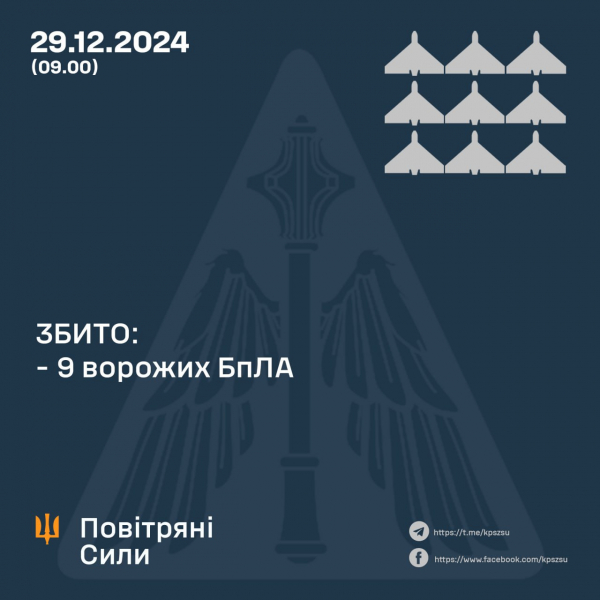 Російський дрон застряг в українському дереві - 29 грудня 2024 :: Донеччина