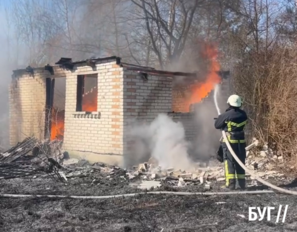 На масиві «Прикордонник» Литовезької громади від сухої трави загорілись дачні будинки | Новини Нововолинська