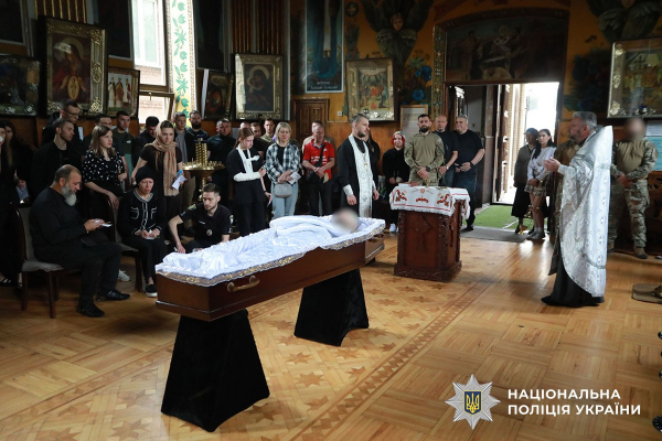 На Донеччині попрощалися із загиблим на фронті сержантом поліції Олександром Батуріним - 27 травня 2025 :: Донеччина