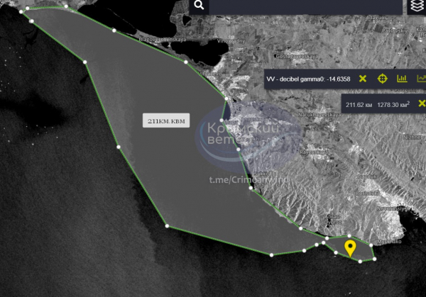 У напрямку захопленого Криму рухається пляма нафти після витоку поблизу Новоросійська - 02 вересня 2025 :: Донеччина У напрямку захопленого Криму рухається пляма нафти після витоку поблизу Новоросійська - 02 вересня 2025 :: Донеччина