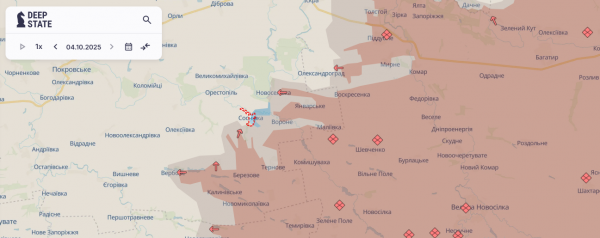 Аналітики DeepState підтвердили зачистку Соснівки, Новоселівки, Січневого та Хорошого у Дніпропетровській області - 04 жовтня 2025 :: Донеччина