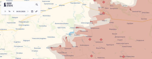 Аналітики DeepState підтвердили зачистку Соснівки, Новоселівки, Січневого та Хорошого у Дніпропетровській області - 04 жовтня 2025 :: Донеччина