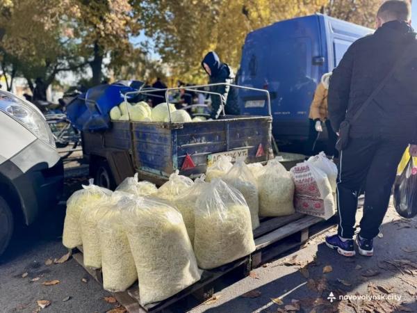 Овочі, фрукти та домашні смаколики: як у Нововолинську ярмаркували | Новини Нововолинська