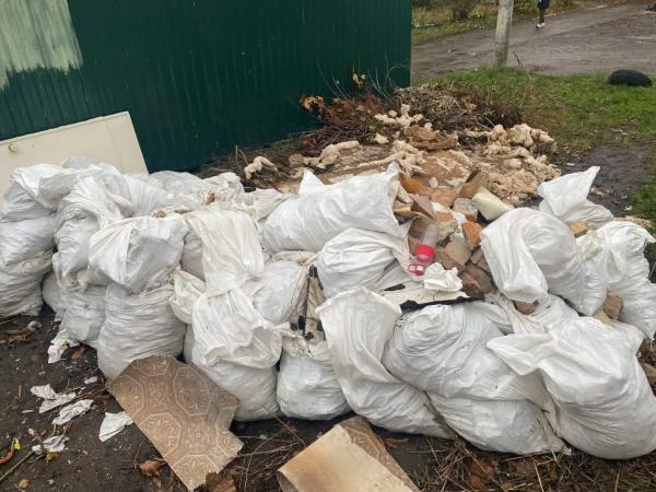 Фото дня: стихійне звалище будівельного сміття біля контейнерів на вулиці Винниченка | Новини Нововолинська