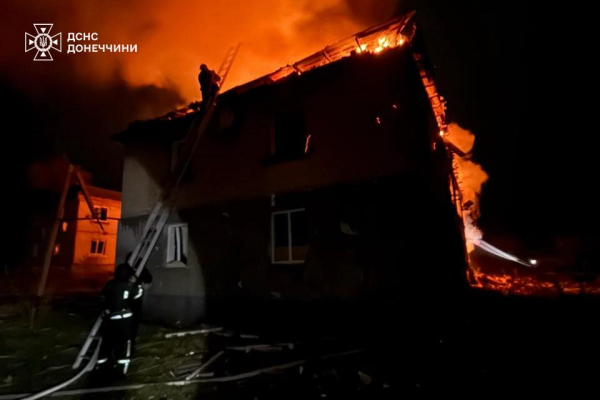 Удар по Миколаївці - частково зруйновано будинок - 08 листопада 2025 :: Донеччина