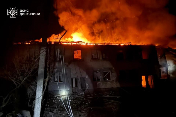 Удар по Миколаївці - частково зруйновано будинок - 08 листопада 2025 :: Донеччина