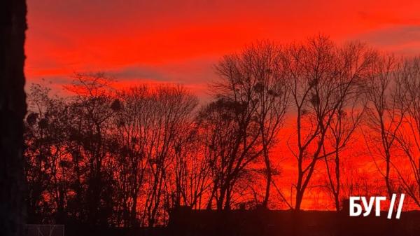Фото дня: світанок над Нововолинськом | Новини Нововолинська