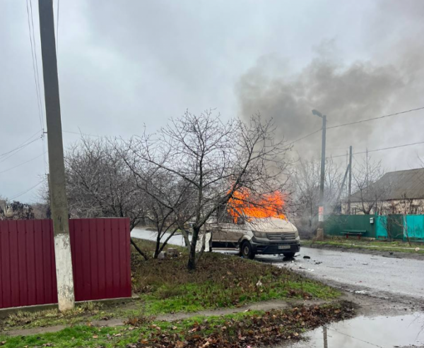 Дрон атакував авто UAnimals. - поранений собака - 12 грудня 2025 :: Донеччина