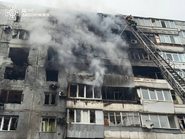 Обстріл Запоріжжя - постраждали 4 особи - 16 грудня 2025 :: Донеччина