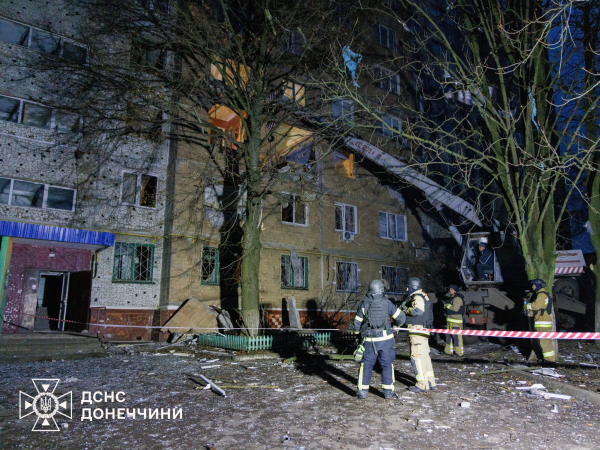 У Краматорську завершили аварійно-рятувальні роботи на місці удару по дев'ятиповерховому будинку - 02 грудня 2025 :: Донеччина У Краматорську завершили аварійно-рятувальні роботи на місці удару по дев'ятиповерховому будинку - 02 грудня 2025 :: Донеччина