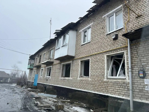 Безпілотники  атакували селище Центральний Перевальського району на окупованій Луганщині - 15 лютого 2026 :: Донеччина