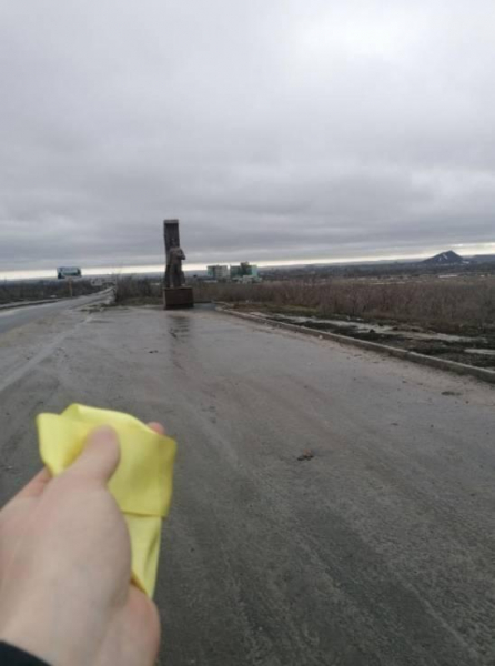 У Донецьку, Ровеньках Бердянську, Мелітополі, Ялті пройшла акція спротиву російській окупації - 24 лютого 2026 :: Донеччина