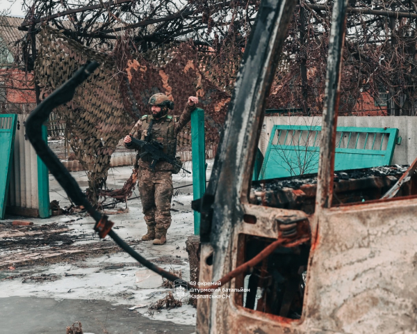 Безпечних маршрутів не лишилося: 49-й штурмовий батальйон «Карпатська Січ» тримає позиції у Костянтинівці - 01 березня 2026 :: Донеччина Безпечних маршрутів не лишилося: 49-й штурмовий батальйон «Карпатська Січ» тримає позиції у Костянтинівці - 01 березня 2026 :: Донеччина