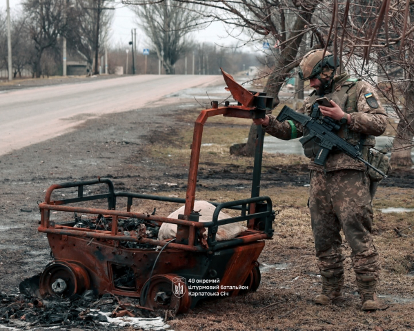 Безпечних маршрутів не лишилося: 49-й штурмовий батальйон «Карпатська Січ» тримає позиції у Костянтинівці - 01 березня 2026 :: Донеччина Безпечних маршрутів не лишилося: 49-й штурмовий батальйон «Карпатська Січ» тримає позиції у Костянтинівці - 01 березня 2026 :: Донеччина