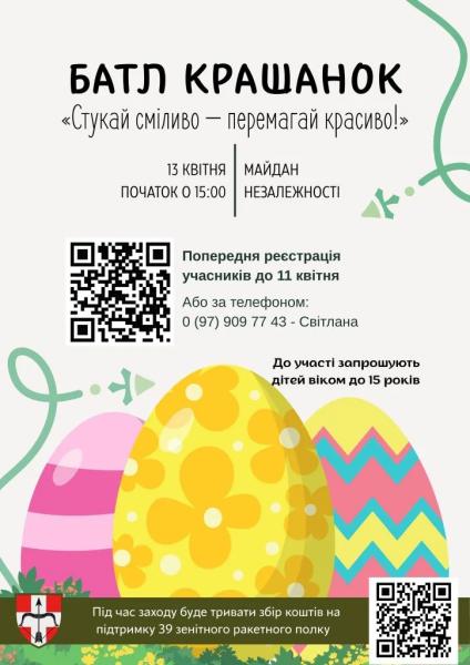 У Нововолинську проведуть &laquo;Батл крашанок&raquo; | Новини Нововолинська