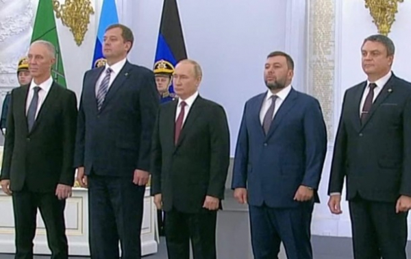 Путін підписав договори про "приєднання" українських регіонів до РФ