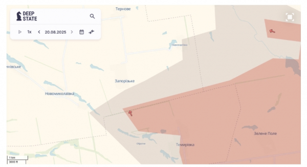 Російські військові просунулися біля п'яти населених пунктів у Донецькій та Дніпропетровській областях - 21 серпня 2025 :: Донеччина