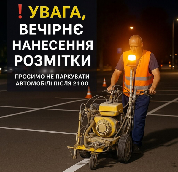 Мешканців Нововолинська просять не паркувати автомобілі на деяких вулицях через нанесення розмітки | Новини Нововолинська Мешканців Нововолинська просять не паркувати автомобілі на деяких вулицях через нанесення розмітки | Новини Нововолинська