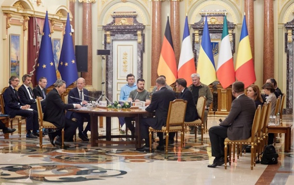 Зеленський озвучив теми переговорів із лідерами ЄС